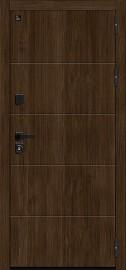 Металлическая дверь Глори Pecan/Cappuccino Melinga