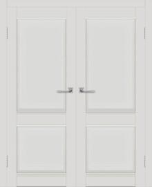 Двойная межкомнатная дверь с экошпоном ДП DIM I-10 Smoky Matt