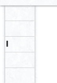 Межкомнатная дверь-купе Граффити-2.Дк Snow Art