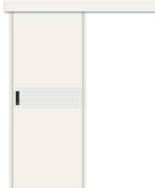 Межкомнатная дверь-купе Граффити-23к Whitey