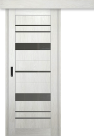 Межкомнатная дверь-купе ДП DIM I-16к Blond Wood / Сатинато Графит