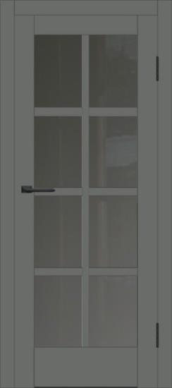 Межкомнатная дверь с экошпоном ДП DIM I-14 Graphite Matt Сатинато Графит