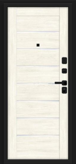 Металлическая дверь Прайм/SBlack Graphite Shell/Nordic Oak