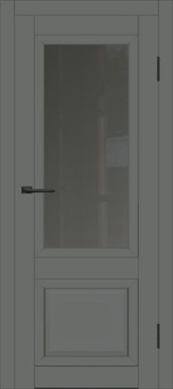 Межкомнатная дверь с экошпоном ДП DIM I-21 Graphite Matt Сатинато Графит