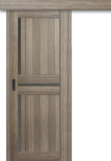 Межкомнатная дверь-купе ДП DIM I-5.1к Taupe Wood / Сатинато Графит