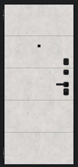 Металлическая дверь Граффити-1 Инсайд/SBlack Букле чёрное/Look Art