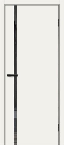 Межкомнатная крашеная дверь Браво-0.40 Whitey / Mirox Grey