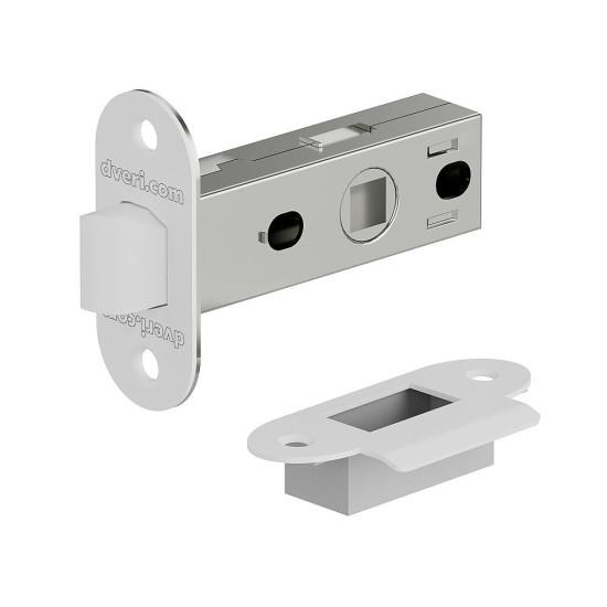 Защёлка пластиковый язычок Bravo P-1R SW МатБелый