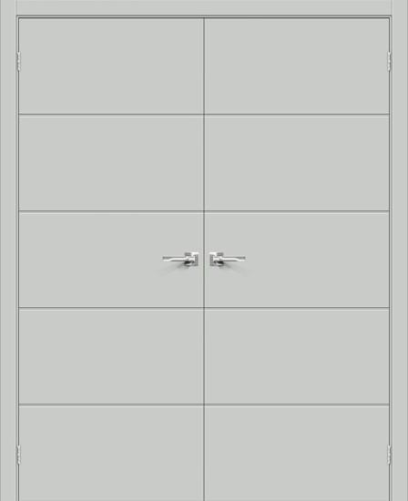 Двойная межкомнатная крашеная дверь Граффити-1 Grace