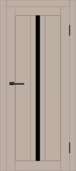 Межкомнатная дверь с экошпоном ДП DIM I-9 Dune Matt Lacobel Black