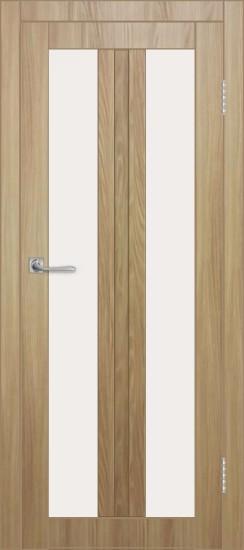 Межкомнатная дверь с экошпоном ДП DIM I-6 Sandy Wood Сатинато Белый