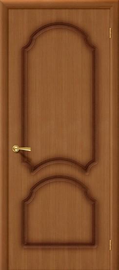 Межкомнатная шпонированная дверь Соната орех файн-лайн