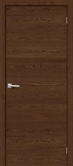 Межкомнатная дверь с экошпоном Браво-0 Brown Skyline
