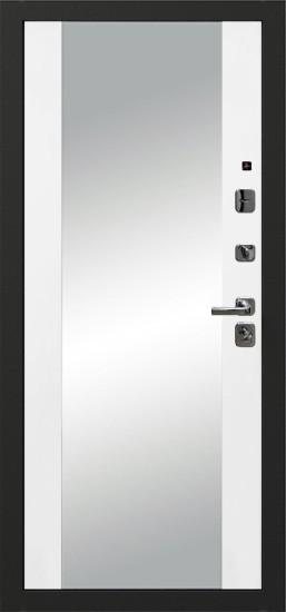 Входная дверь OIKO ACOUSTIC K2 Grey Soft/Reflex Софт белый