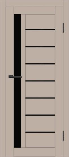 Межкомнатная дверь с экошпоном ДП DIM I-2 Dune Matt Lacobel Black