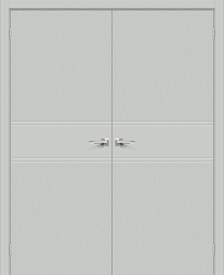 Двойная межкомнатная крашеная дверь Граффити-27 Grace