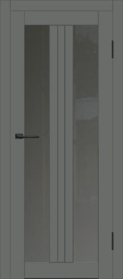 Межкомнатная дверь с экошпоном ДП DIM I-6 Graphite Matt Сатинато Графит