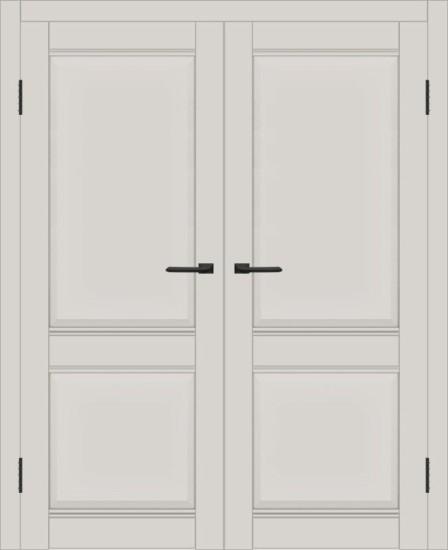 Двойная межкомнатная дверь с экошпоном ДП DIM I-10 Silk Matt