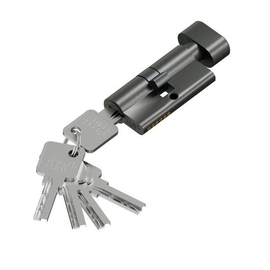 Цилиндр ключ/фиксатор FZZ-6.3S 56(28/28) SGraphite (МатГрафит)