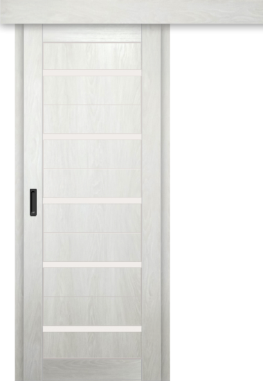 Межкомнатная дверь-купе ДП DIM I-1к Blond Wood / Сатинато Белый