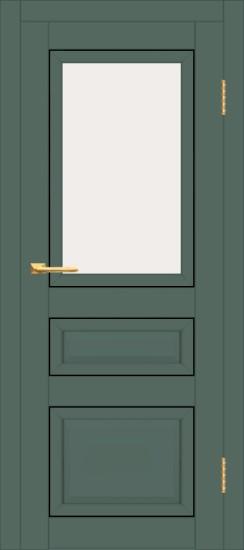 Межкомнатная дверь с экошпоном ДП DIM I-23 Seagrass Matt BM Сатинато Белый