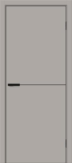 Межкомнатная дверь с покрытием винил Браво-0.81 Grey Pro