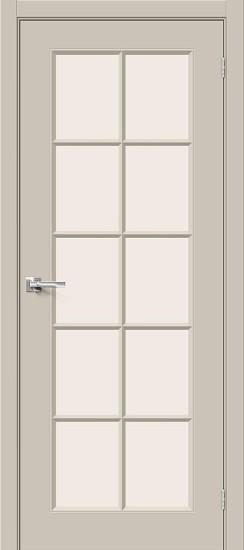 Межкомнатная крашеная дверь Скинни-11.1 Creamy / Magic Fog