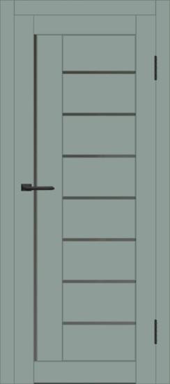 Межкомнатная дверь с экошпоном ДП DIM I-17 Gloomy sky Matt Сатинато Графит