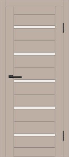 Межкомнатная дверь с экошпоном ДП DIM I-1 Dune Matt Сатинато Белый