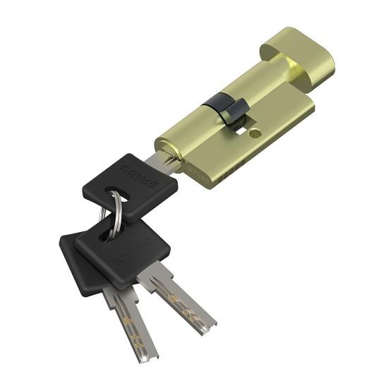 Цилиндр ключ/фиксатор Bravo APF-60-30/30 SG МатЗолото