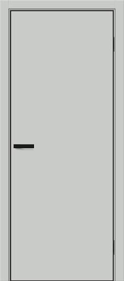 Межкомнатная дверь ПЭТ Браво-0.А Grey Silk