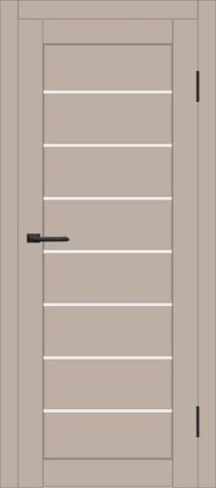 Межкомнатная дверь с экошпоном ДП DIM I-3 Dune Matt Сатинато Белый