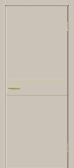 Межкомнатная дверь ПЭТ Браво-0.24.П (SG:P3) Cream Silk / Sgold