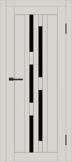 Межкомнатная дверь с экошпоном ДП DIM I-4 Silk Matt Lacobel Black