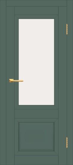 Межкомнатная дверь с экошпоном ДП DIM I-21 Seagrass Matt Сатинато Белый