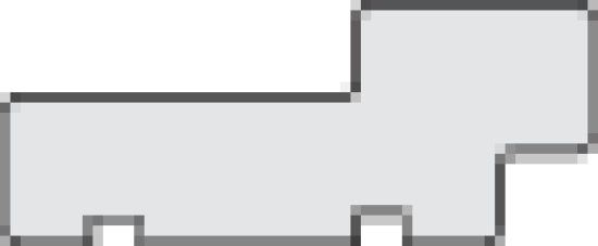 Коробка Л Л-14 (Белый) МДФ 2070*70*26 (п)