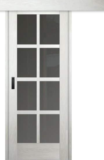 Межкомнатная дверь-купе ДП DIM I-14к Blond Wood Сатинато Графит