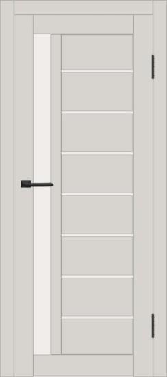 Межкомнатная дверь с экошпоном ДП DIM I-2 Silk Matt Сатинато Белый