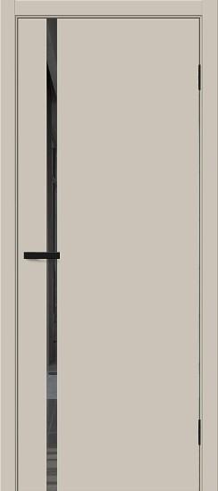 Межкомнатная дверь ПЭТ Браво-0.40.П Cream Silk / Mirox Grey