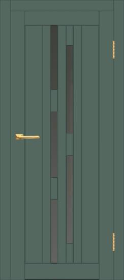 Межкомнатная дверь с экошпоном ДП DIM I-4 Seagrass Matt Сатинато Графит