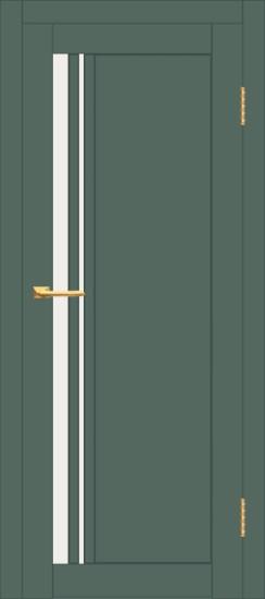 Межкомнатная дверь с экошпоном ДП DIM I-19.1 Seagrass Matt Сатинато Белый