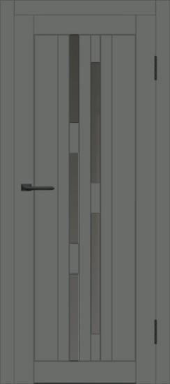 Межкомнатная дверь с экошпоном ДП DIM I-4 Graphite Matt Сатинато Графит