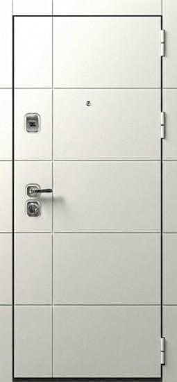 Входная дверь OIKO ACOUSTIC Grafika-2 White/K2 Софт серый