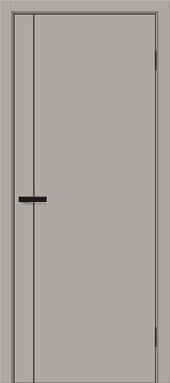 Межкомнатная дверь с покрытием винил Браво-0.70 Grey Pro