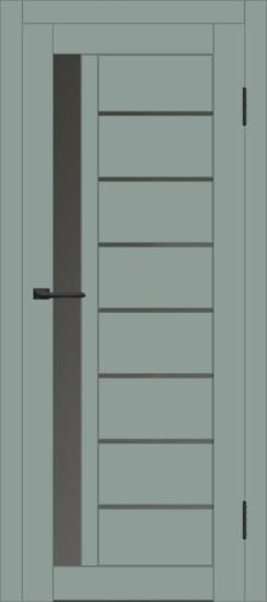 Межкомнатная дверь с экошпоном ДП DIM I-2 Gloomy sky Matt Сатинато Графит
