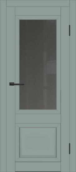 Межкомнатная дверь с экошпоном ДП DIM I-21 Gloomy sky Matt Сатинато Графит