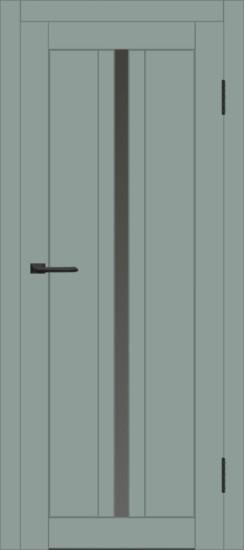 Межкомнатная дверь с экошпоном ДП DIM I-9 Gloomy sky Matt Сатинато Графит