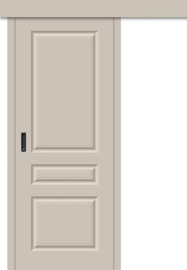 Межкомнатная дверь-купе Скинни-14к Creamy