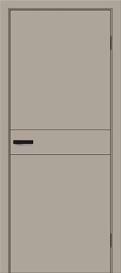 Межкомнатная дверь ПЭТ Браво-0.24.П Clay Silk / Black Silk