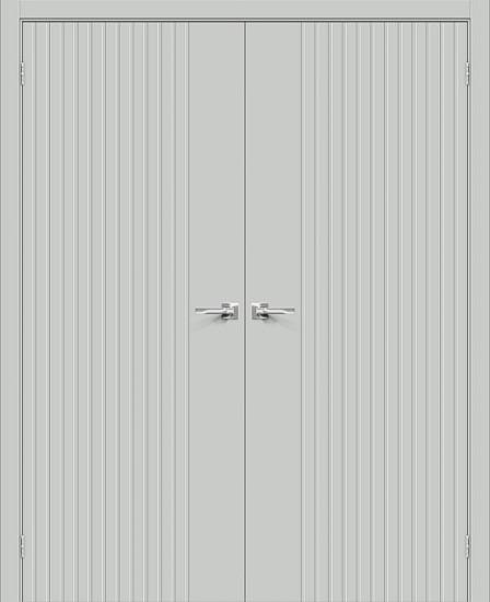 Двойная межкомнатная крашеная дверь Граффити-32 Grace